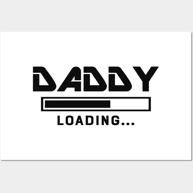 Daddy Loading... Soon to be daddy Wall Art by KC Happy Shop